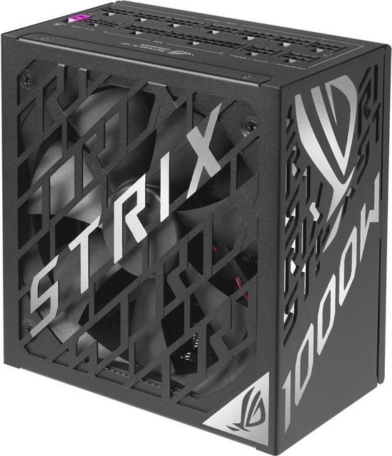 Asus ROG Strix PC-Netzteil 1000 Watt 80 PLUS Platinum in Schwarz und Silber - Bild 1