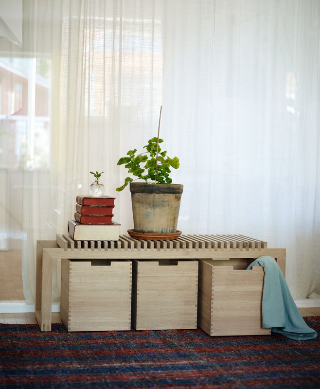 Skagerak By Fritz Hansen Cutter Bank 120 in Braun aus Holz - Bild 3
