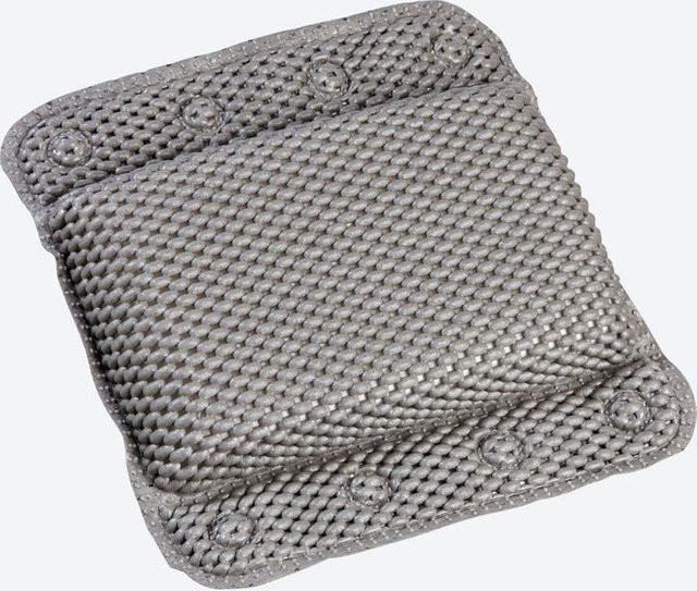 NKD Badewannenkissen Grau mit 8 Saugnäpfen, B/H: 29,5 x 30,5 cm - Bild 1