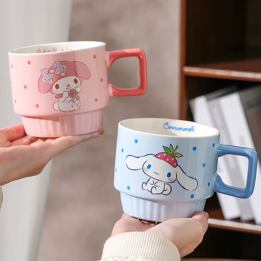 X&W Sanrio Hello Kitty Keramikbecher, stapelbar, Mehrfarbig, 280 ml - Bild 2
