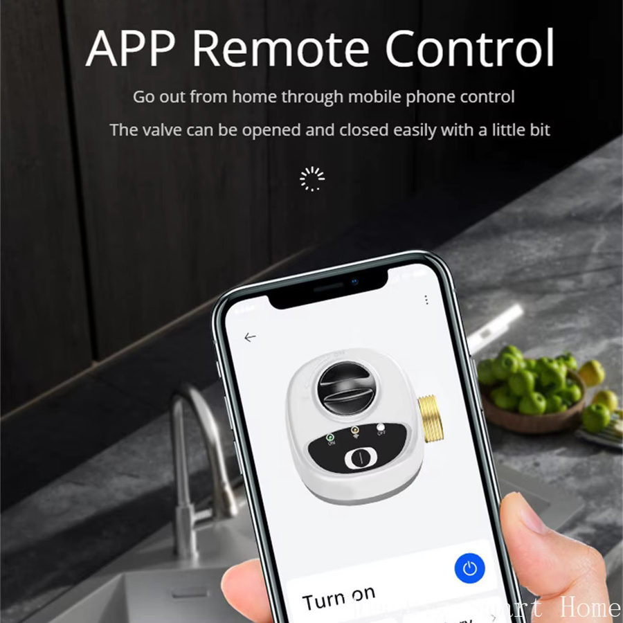 Smart-Ventil mumubiz WLAN Kugelventil für Wasser und Gas mit EWelink App Steuerung und Alexa-Kompatibilität DN15 DN20 DN25 in Gold und Weiß - Bild 3