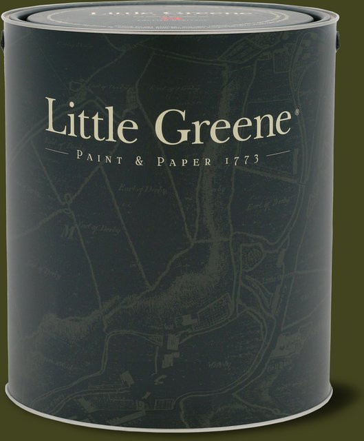 Little Greene Intelligent Exterior Eggshell Holzschutzfarbe in Olive Colour 72, 1 l - Bild 1