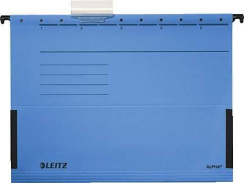 Leitz Hängetasche Alpha DIN A4 Blau 5er Pack aus Kunststoff - Bild 1