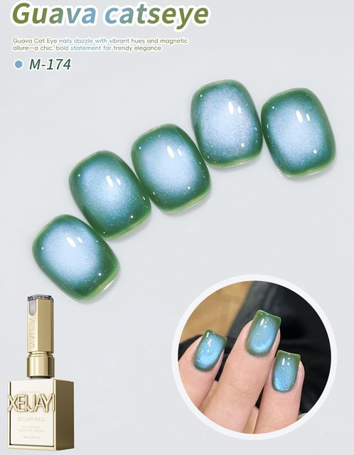 XEIJAYI Guava Katzenauge Gel-Nagellack, 15 ml, Damen - Bild 1