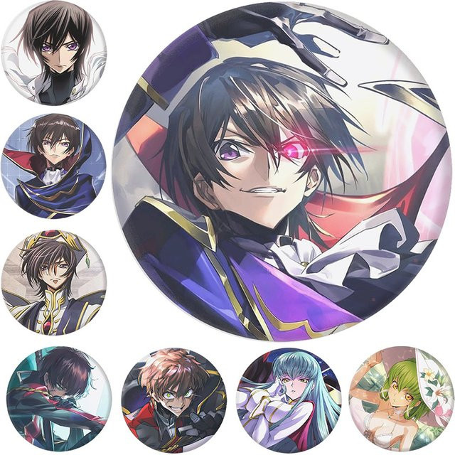 Lelouch Lamperouge Pin Abzeichen, Metall Abzeichen, Brosche - Bild 1