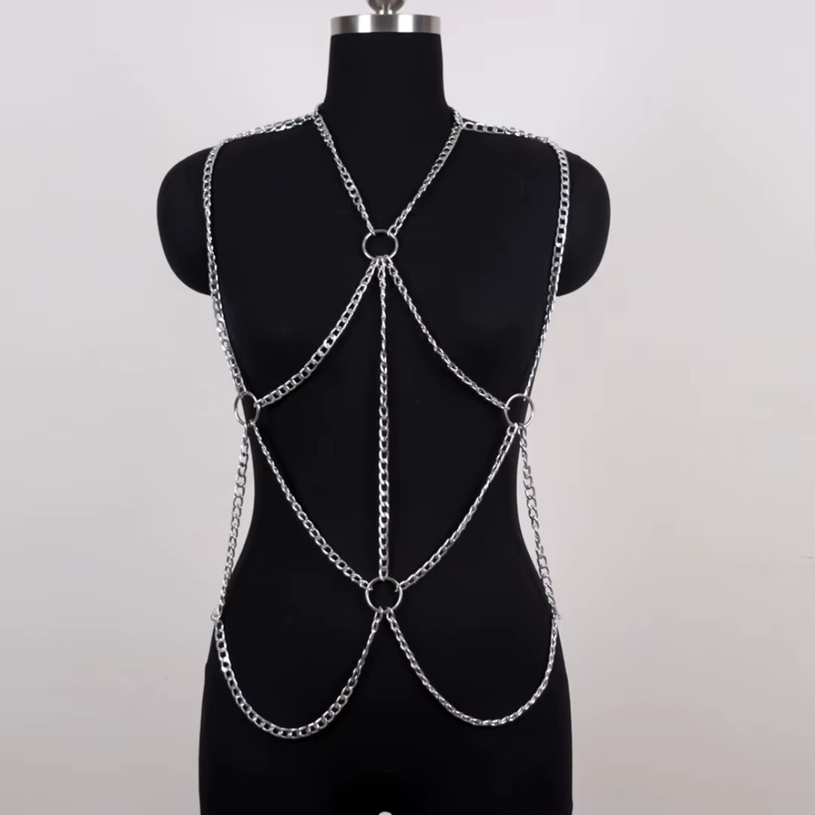fullyoung Bauchkette Multilayer, Metall, Silber, Herren - Bild 2