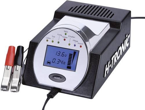 H-Tronic Bleiakku-Ladegerät HTDC 5000 12V in Schwarz mit max. 5A Ladestrom - Bild 1