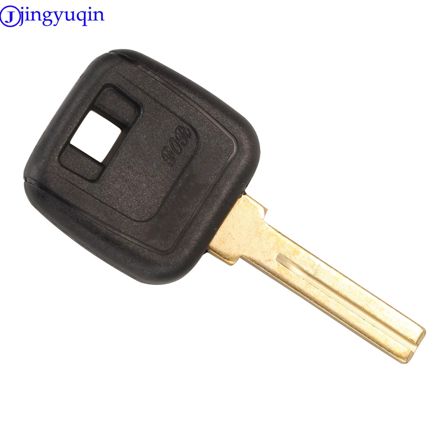 Jingyuqin Fernbedienung Transponder Auto Schlüssel für Volvo S40 V40 S60 S80 XC60 XC90 Schwarz ungeschnitten NE66 Klinge - Bild 3