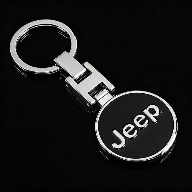 Jeep Schlüsselanhänger, Metall, Auto-Emblem - Bild 1
