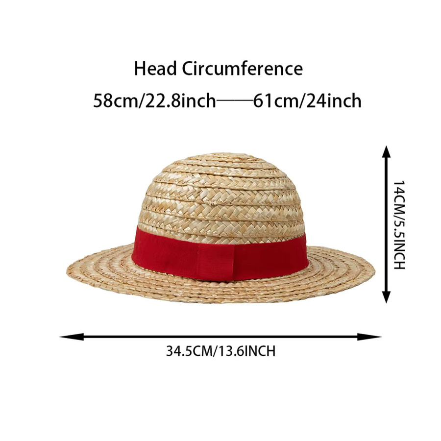 One Piece Strohhut von Luffy, Zubehör, 1 Stück - Bild 2