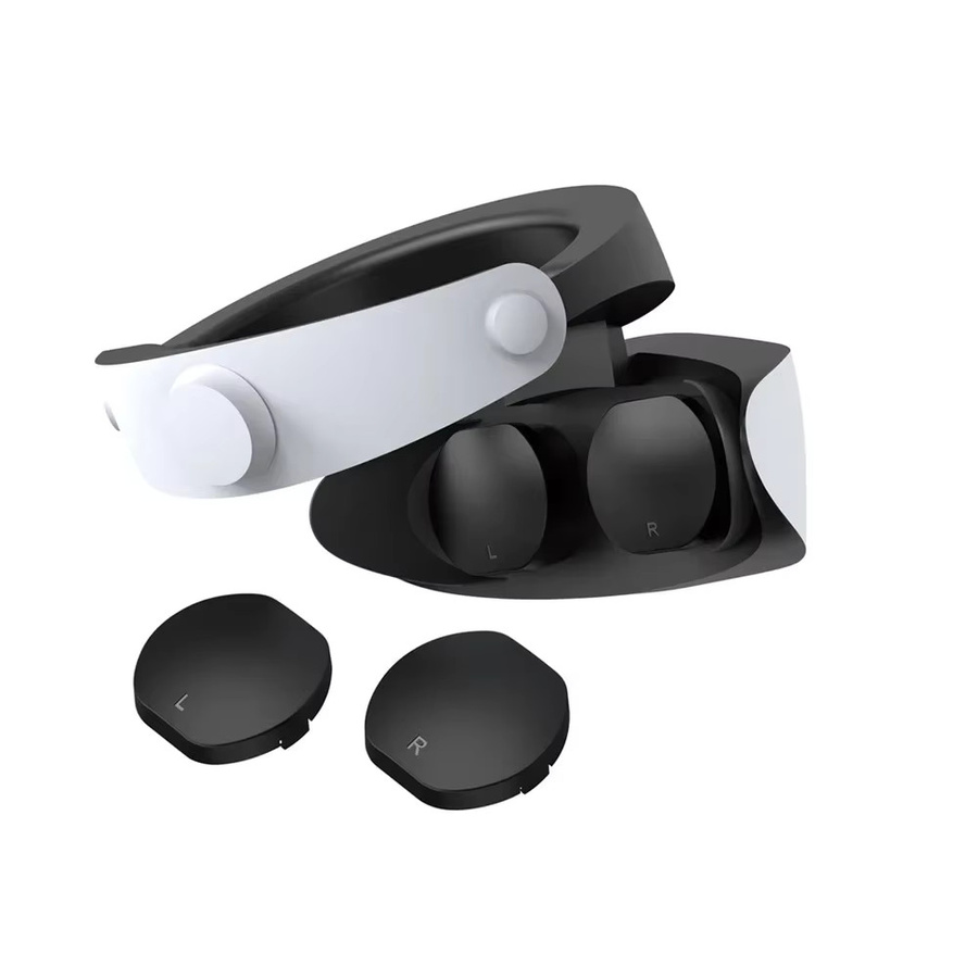 Tahnuhna VR Objektiv Abdeckung für PS VR2, Staubschutz und Kratzschutz aus ABS, Schwarz - Bild 1