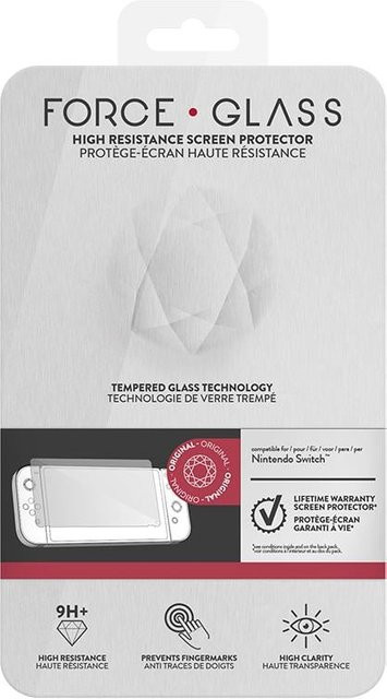 FORCE GLASS SWITCH Screen Protector 9H+ Schutzglas für Nintendo Switch in Transparent - Bild 1