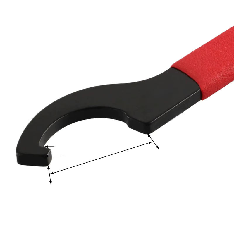 Vibratite Komfortgriff-Hakenschlüssel für Rundmuttern Typ C, 1-teilig, Größen: 38–42 mm, 45–52 mm, 55–62 mm und 68–72 mm - Bild 4