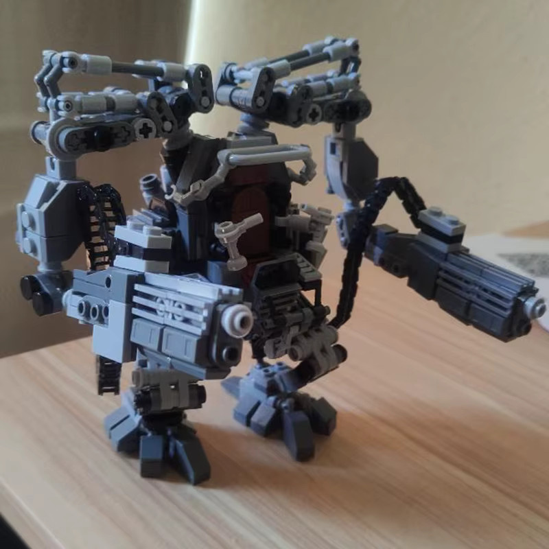 MOC Black Robot APU Classic Movie, Bausteine Montagemodell, Weltraum - Bild 5