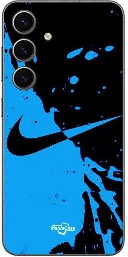MANIACASE Handyhülle für Samsung Galaxy S24 Plus mit Nike-Logo in Schwarz - Bild 1