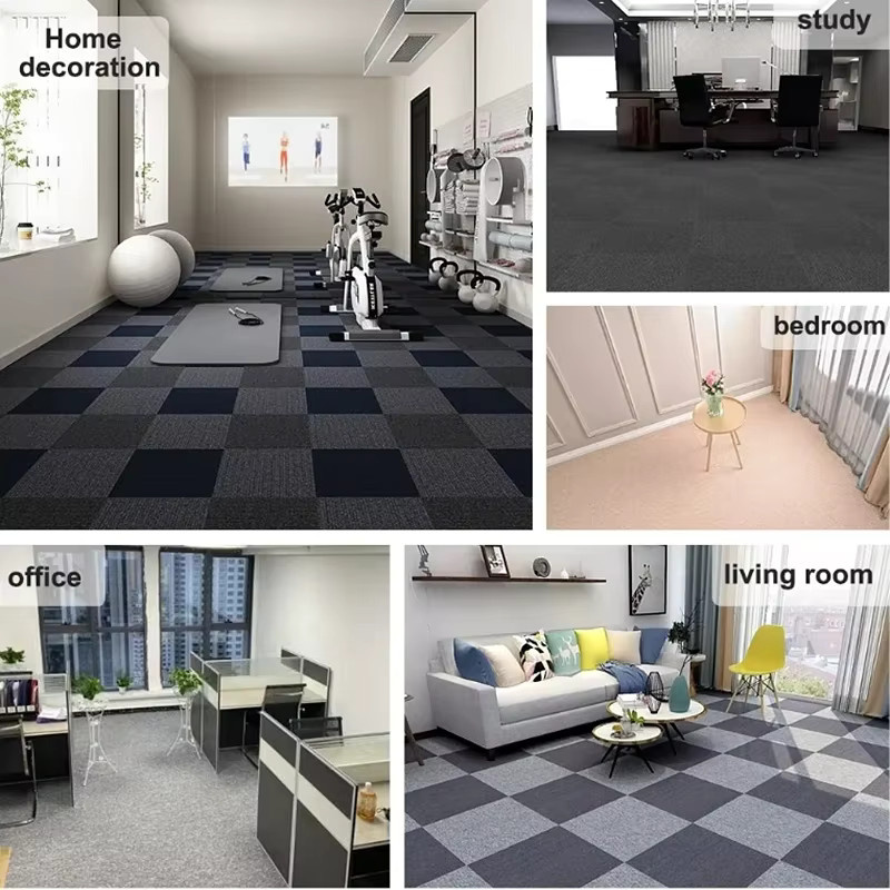 40 Stück selbstklebende Teppichmatten in Braun für DIY-Bodenbelag in Flur, Küche und Schlafzimmer - Bild 2