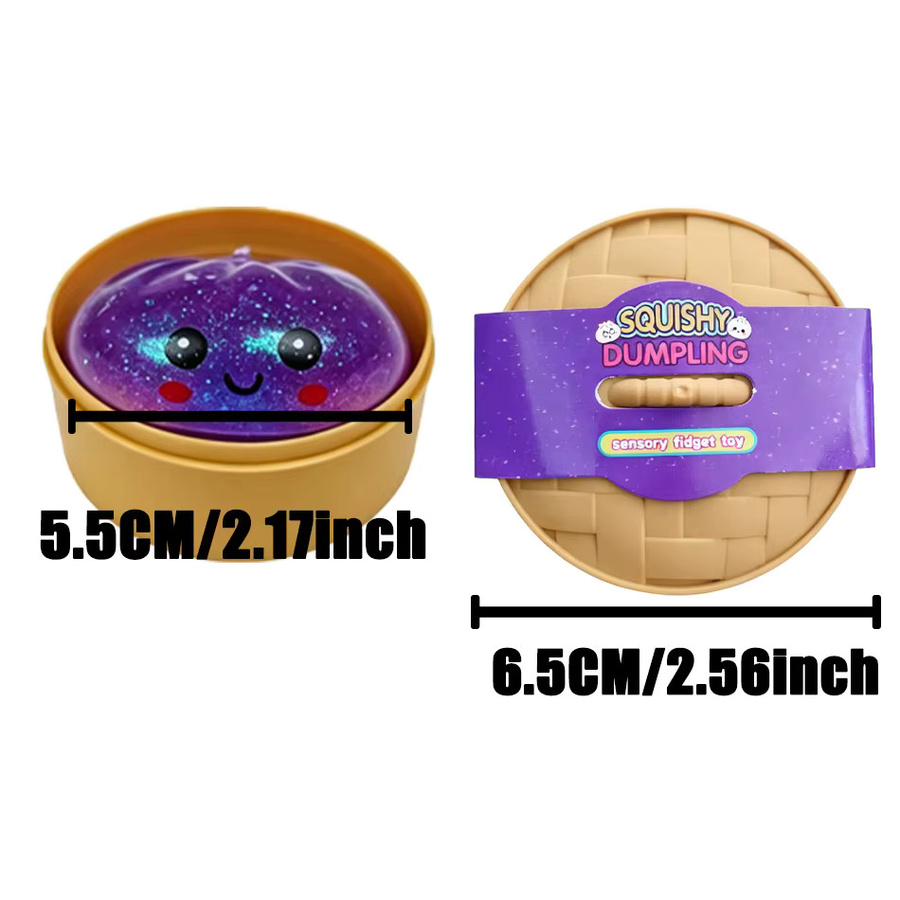Potdemiel Bunte Simulierte Knödel-Squishy-Blindbox, Quetschspielzeug, ab 3 Jahre - Bild 3