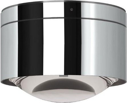 Top Light Puk! 120 One Avantgarde Deckenleuchte in Chrom mit transparentem Glasschirm - Bild 1