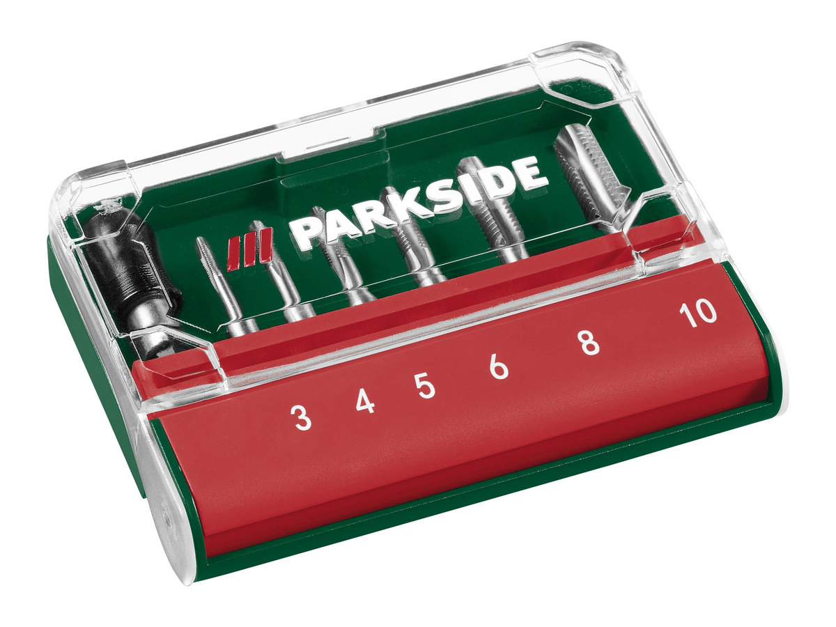 PARKSIDE Kombi-Gewindebohrer-Set mit Sechskant-Bit-Halter aus Stahl - Bild 2