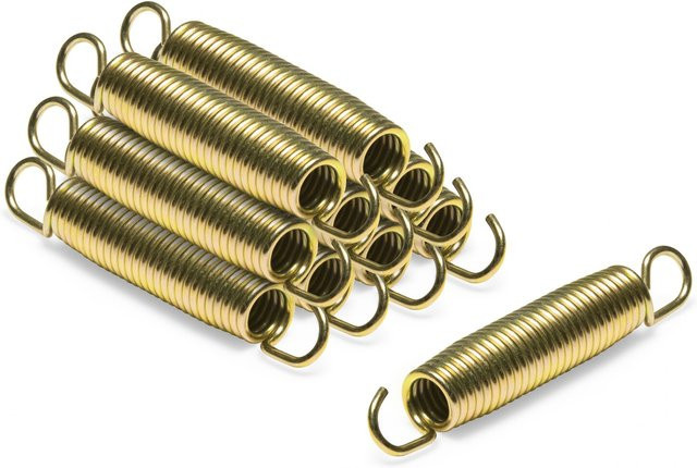 Salta Sprungfedern für runde Trampoline, 10 Stück, Goldfarben, B/T/H: 23,5 x 3,2 mm - Bild 2