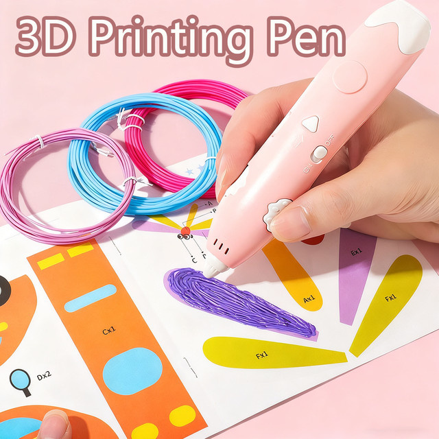 3D-Druckstift, Niedertemperatur, USB-Aufladung, Blau - Bild 1