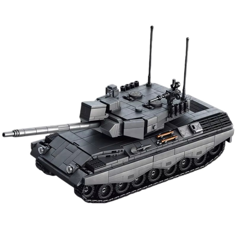 Le Yi 66101 Leopard 1 Hauptkampfpanzer, Montage-Baustein-Modell - Bild 3