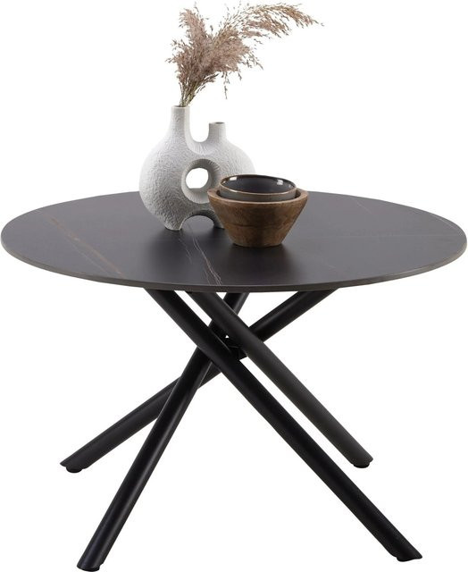 Mömax Couchtisch Marbella in Schwarz mit modernem Design aus Metall und MDF - Bild 1