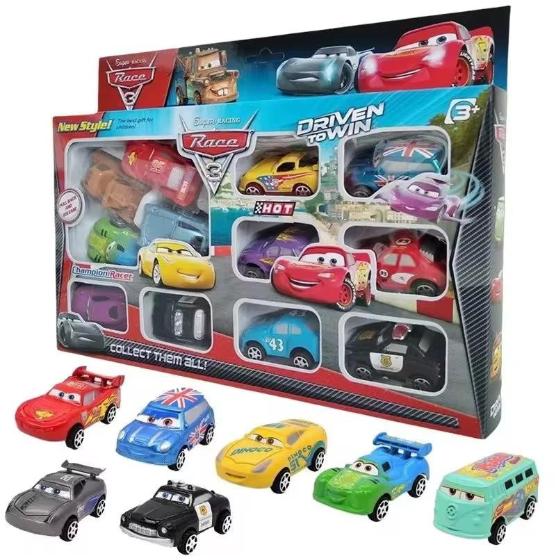Disney Pixar Cars Modellauto 12-teiliges Set Lightning McQueen Jackson 6cm - Bild 2