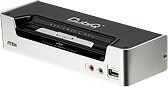 ATEN HDMI KVM Switch mit Audio und USB, 2-fach, Full HD, Silber - Bild 1