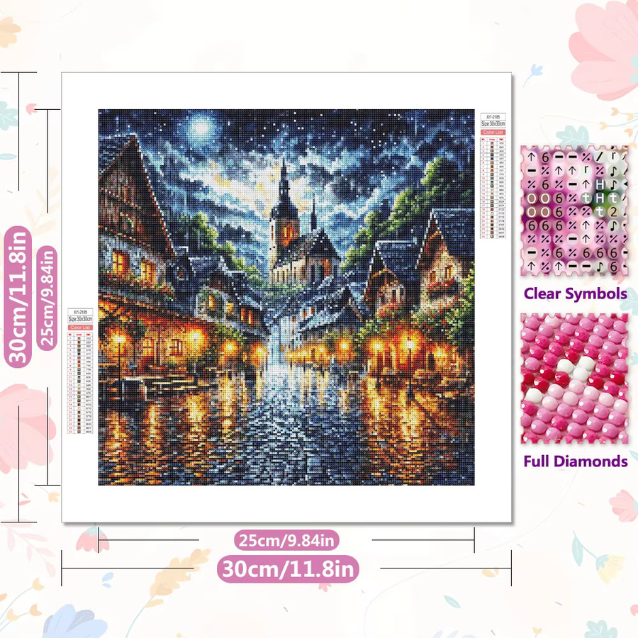 EverShine Diamantmalerei 5D DIY Mosaik Landschaft Bild mit vollen Bohrern in Mehrfarbig - Bild 2