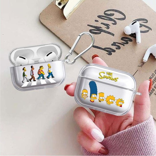 The Simpsons Transparente Schutzhülle für AirPods Pro, Pro 2, Pro 3, AirPods 1, 3 und 4 - Bild 1