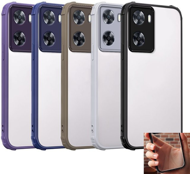 Stoßfeste Acryl-Schutzhülle für Vivo Y03 Y18 Y28S Y18i Y03T Y18e in Schwarz - Bild 1