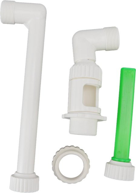 GoolRC Schwimmbadbrunnen mit fluoreszierendem Wasserkühler und verstellbarem Sprinkler in Weiß - Bild 1