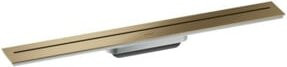 Hansgrohe Duschrinne Drain Wandmontage aus Edelstahl in Bronze, Breite: 70 cm - Bild 1