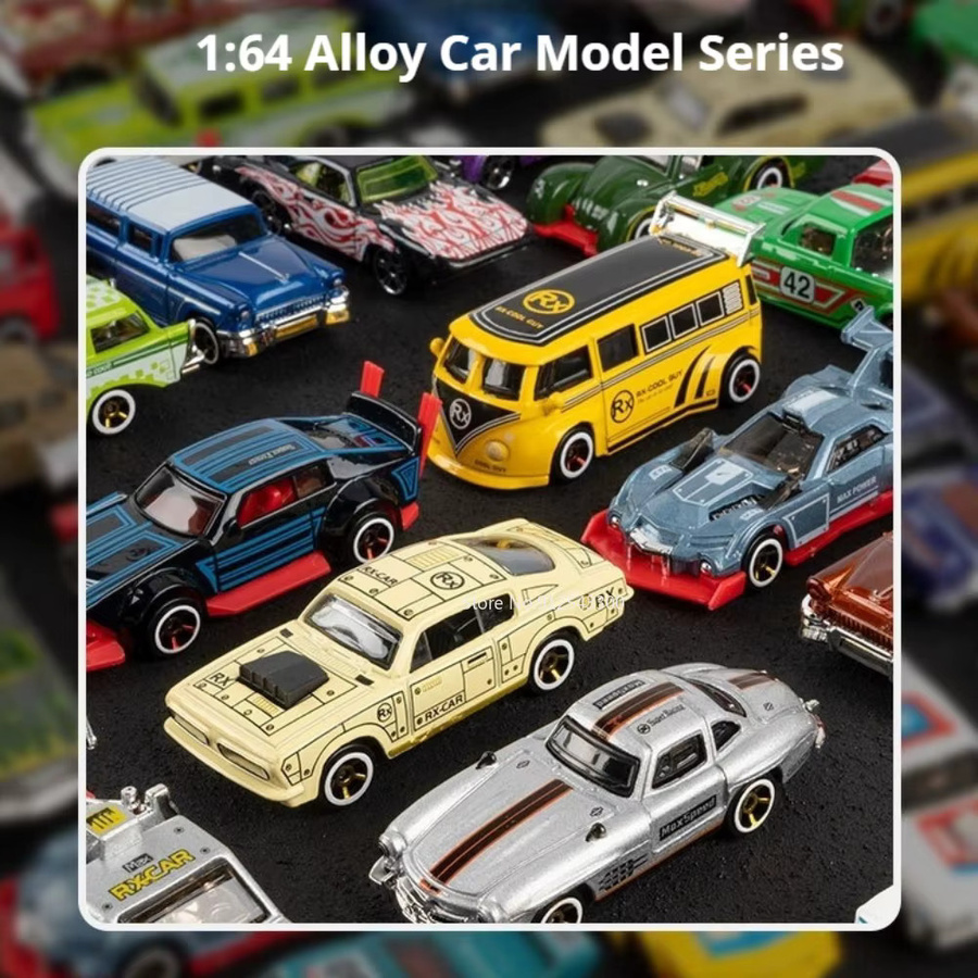 RMZ city Miniatur-Modellauto, 1:64, Rennwagen-Modelle, Metall, Gummi - Bild 2