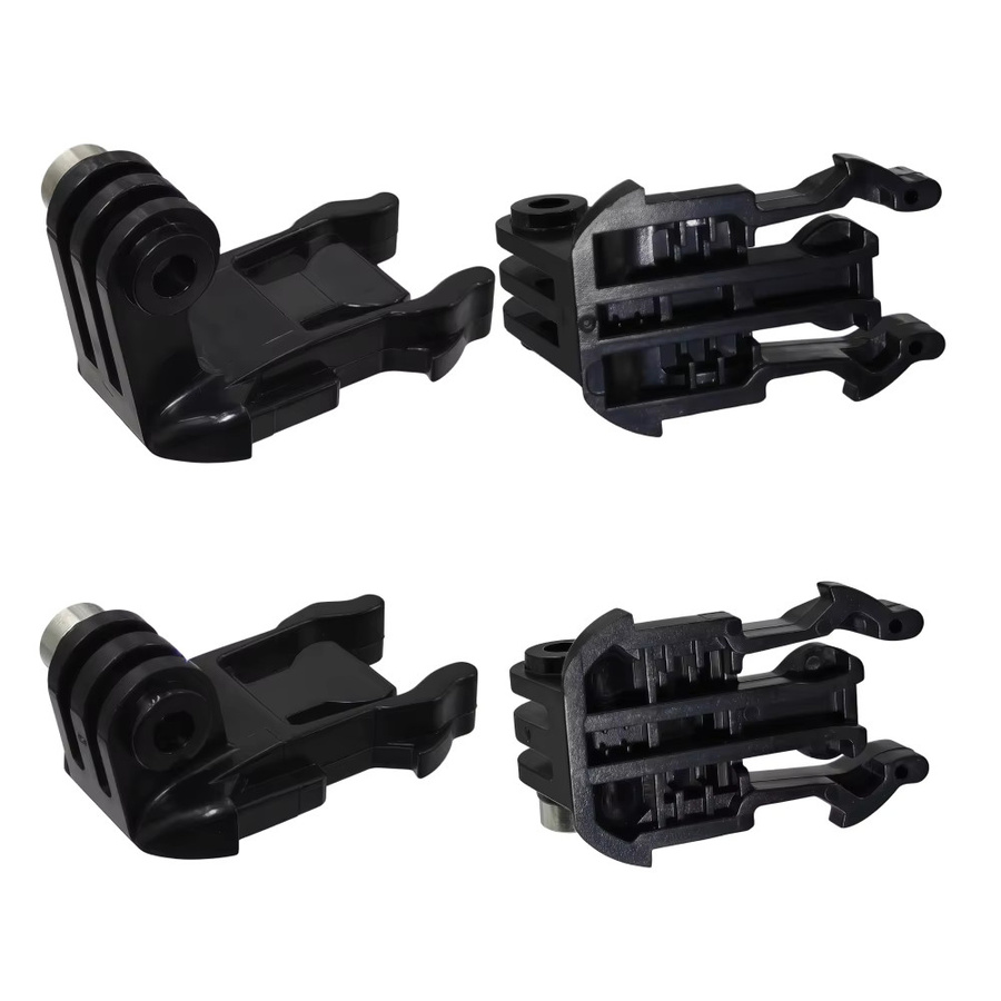 Schnellverschluss-L-Basishalterung mit Anti-Drop-Stecker in Schwarz für GoPro Hero 13 12 11 10, DJI OSMO Action 6 5 Pro und Insta360 X5 X4 Action Cameras - Bild 3