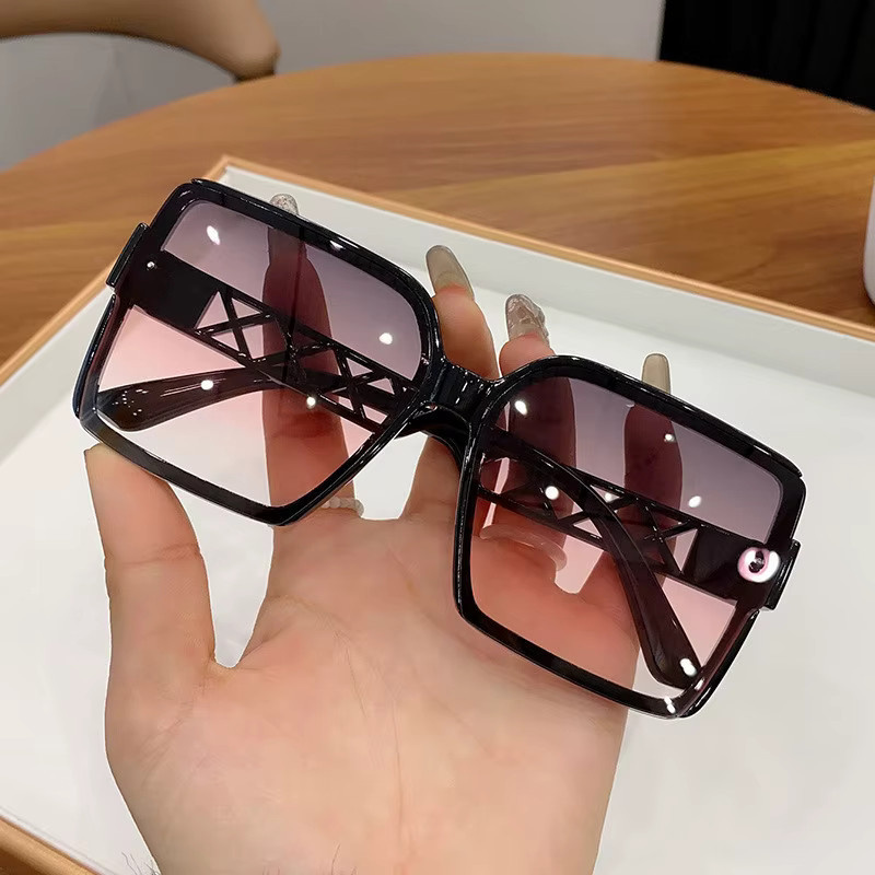 Samjune Sonnenbrille, Vollrand, Square, Kunststoff, Multicolor, Damen - Bild 1
