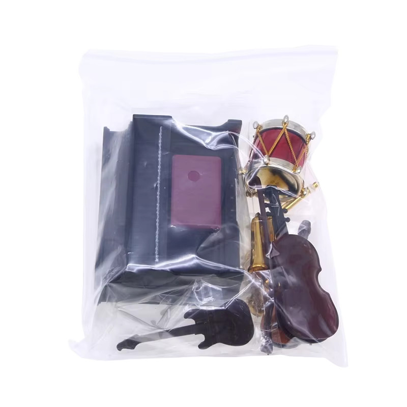 DIAPER&CORED Puppenhaus Miniatur klassisches Musikinstrument Set, Bunt / Mehrfarbig, Kunststoff - Bild 2