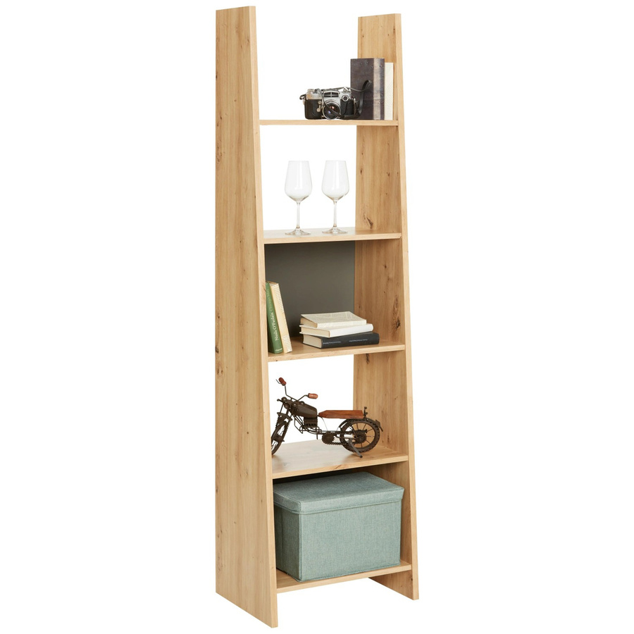 Mömax Regal in Eiche Artisan, modern und freistehend, Farbe: Braun/Beige, B/T/H: 38,0 x 54,0 x 186,0 cm - Bild 2