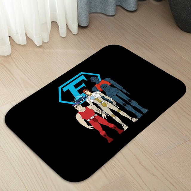 Captain Future Fußmatte in Schwarz mit modernem Grafikdesign, B/T: 60 x 40 cm - Bild 1