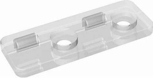 EVN AP-CLIP Montageclip aus transparentem Kunststoff mit Schrauben - Bild 1