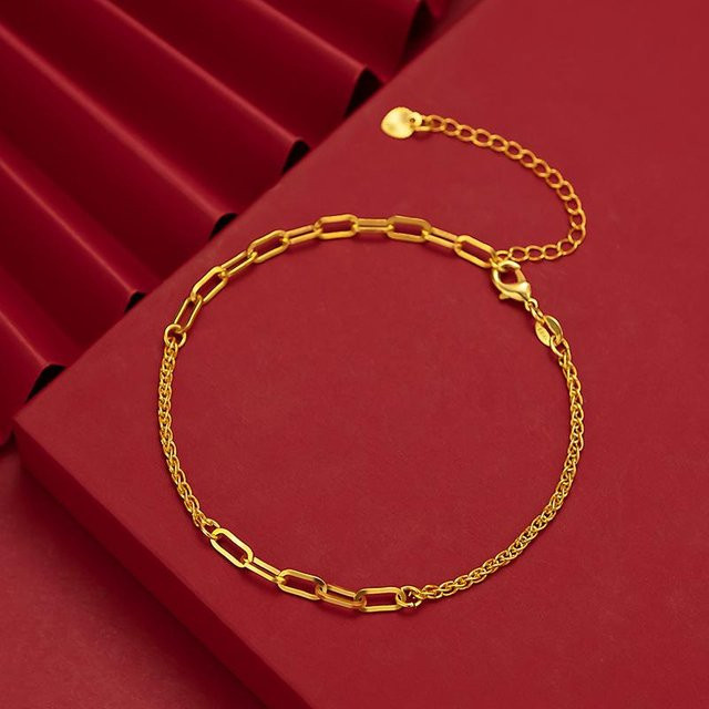 Armband, Messing, Gold, Damen - Bild 1