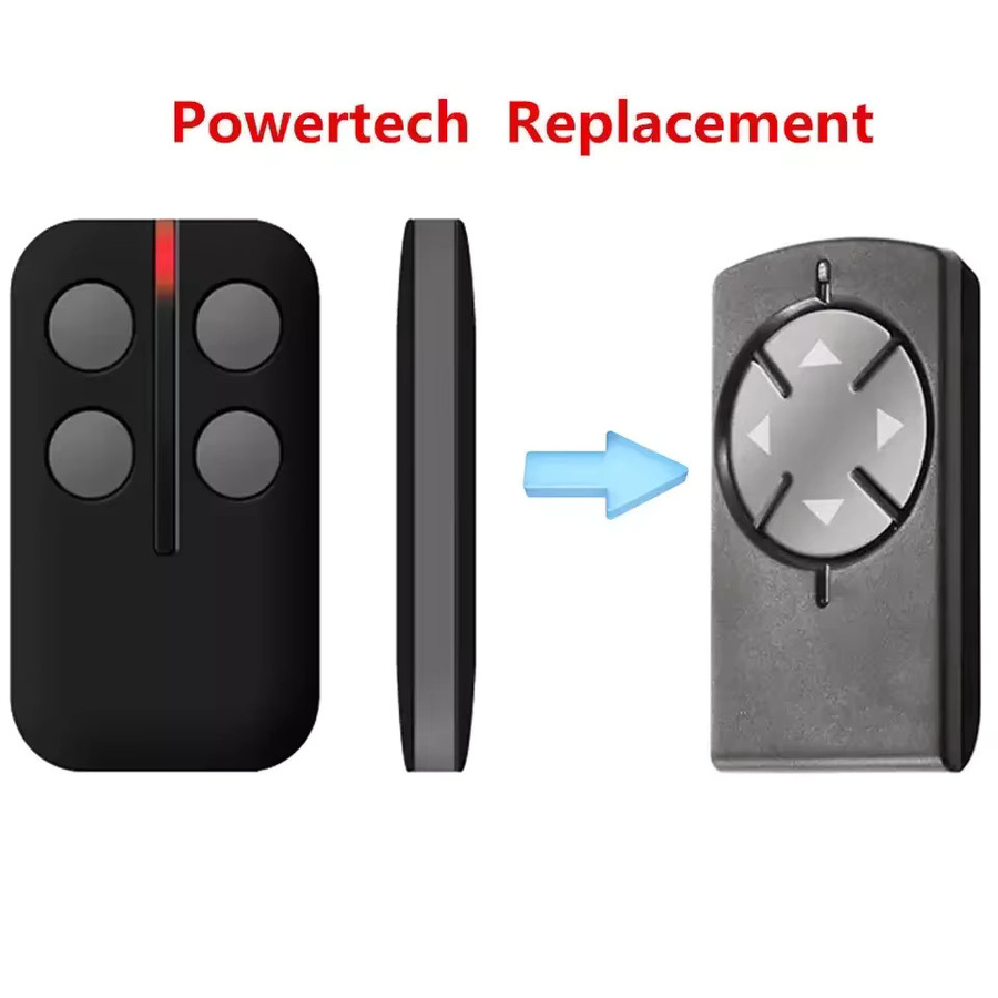 Powertech PR-2 Universal Garagenfernbedienung 433 MHz 4-Kanal Rolling Code Ersatzfernbedienung - Bild 1