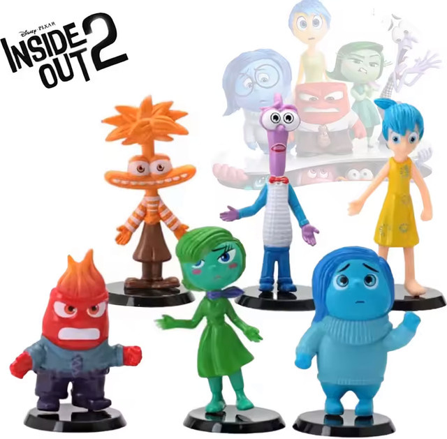 Bandai Inside Out 2 Action Figur, 6-teiliges Set, Disney - Bild 1