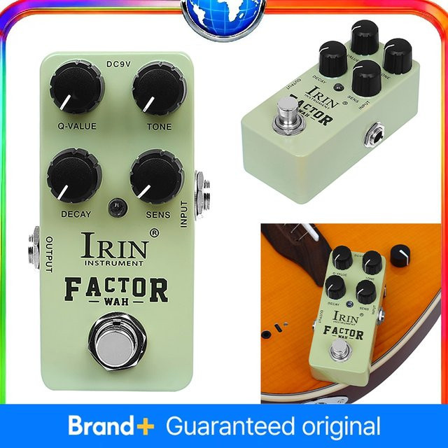 IRIN RS-28 Wah Wah-Effektpedal für E-Gitarre in Grün mit True Bypass - Bild 1