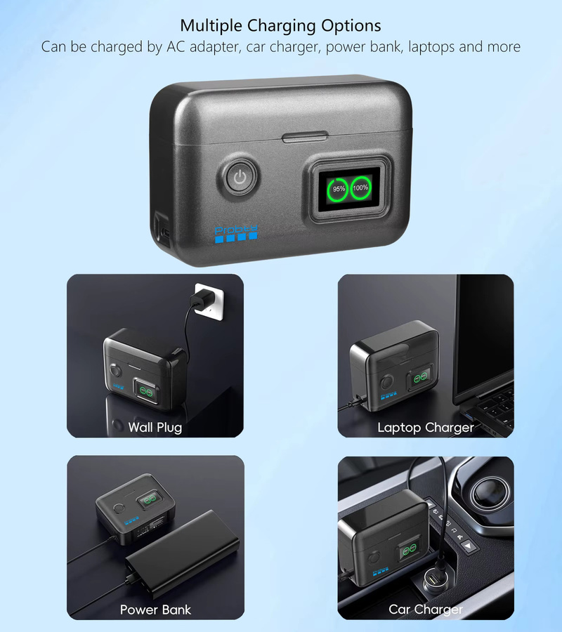 DJI Ersatzakku 2200 mAh mit 2-Kanal-Ladebox für Osmo Action 6/5/4/3 und Osmo 360 Zubehör - Bild 5