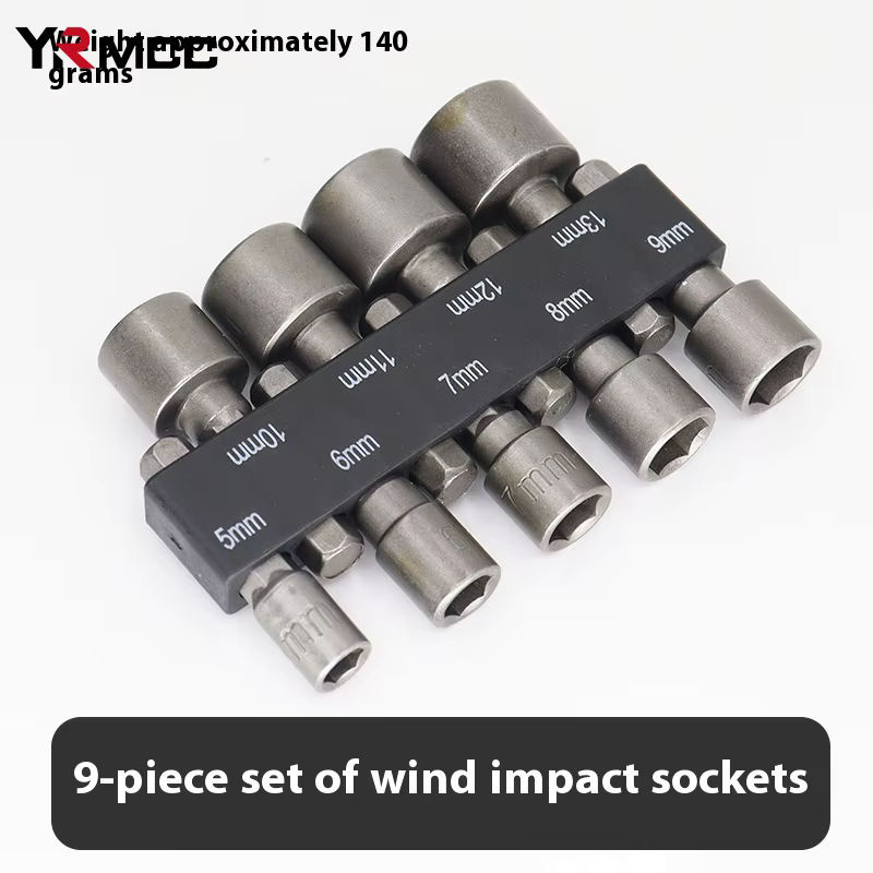 Wiha EDC Multi Tool Bit-Set mit 9-14 Stück Düsen für Akku-Bohrschrauber und Schraubendreher, Größe 5 mm-13 mm - Bild 2