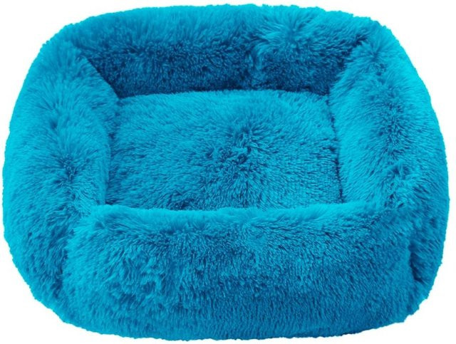 Superweiches Hundebett und Katzenbett aus Korallen-Fleece in Korallenrot, B/T: 45 x 35 cm - Bild 1
