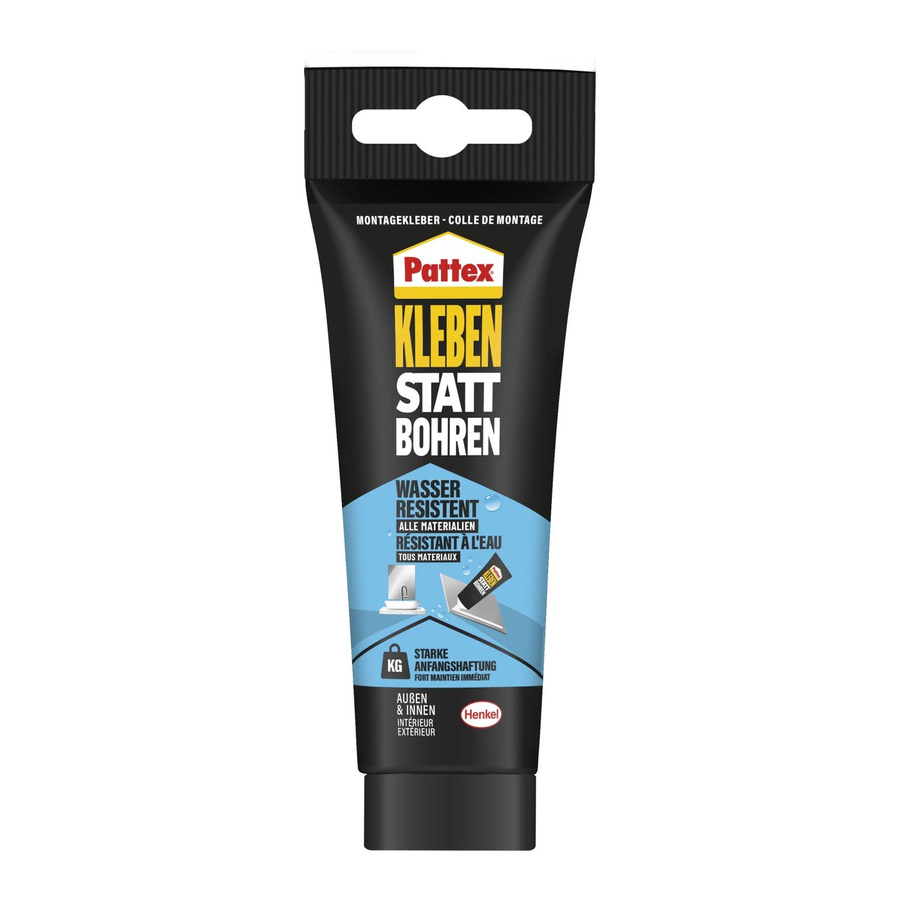 Pattex Montagekleber Kleben statt Bohren wasserresistent in Weiß, 142 g - Bild 2