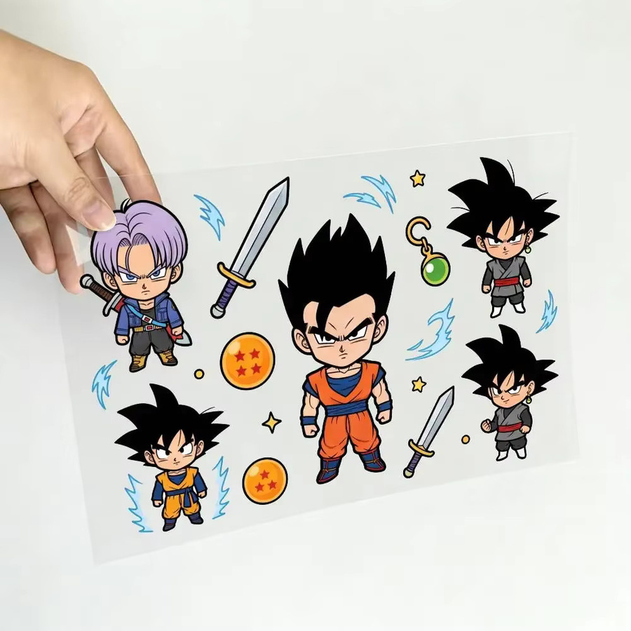 Dragon Ball Goku reflektierende und wasserdichte Aufkleber in Multicolour für Auto, Fahrrad und Helm - Bild 2